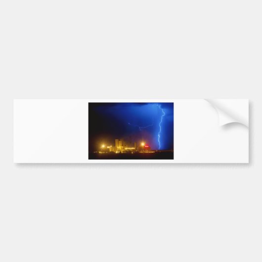 Anheuser-Buschバドワイザーのビール醸造所の稲妻の雷 バンパーステッカー (正面)