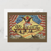 ANHEUSER-BUSHブラック&タン ポストカード (正面/裏面)