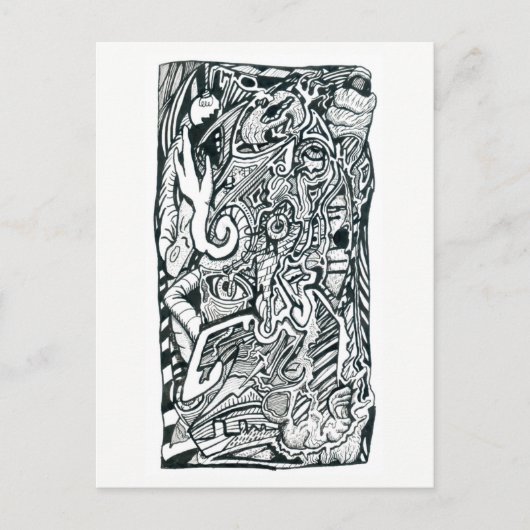 Anhie Attack by Brian Benson, Postague ポストカード (正面)