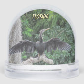 Anhinga in the Sun – Florida Wetlands Oil Painting (裏面)