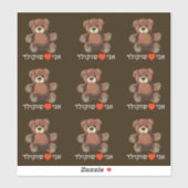 Ani Ohev(et) Shokolad - I Love Chocolate シール (シート)