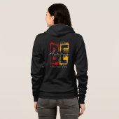 Anikmart 女性用Dri-FIT タイポグラフィーパーカー パーカ (裏面フル)