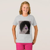 Animaの女の子 Tシャツ (正面フル)