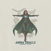 “Anima Oracle Warrior | Mystic Protector Fantasy シール (正面)