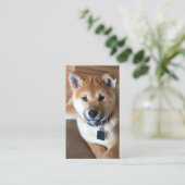 Animal 気に Add Your Vertical Photoカスタム 名刺 (スタンド正面)
