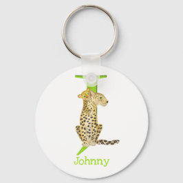 Animal ABC J is for jaguar key ring キーホルダー