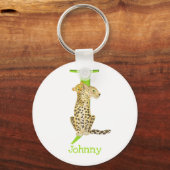Animal ABC J is for jaguar key ring キーホルダー (正面)