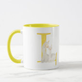 Animal ABC L is for llama mug マグカップ (左)