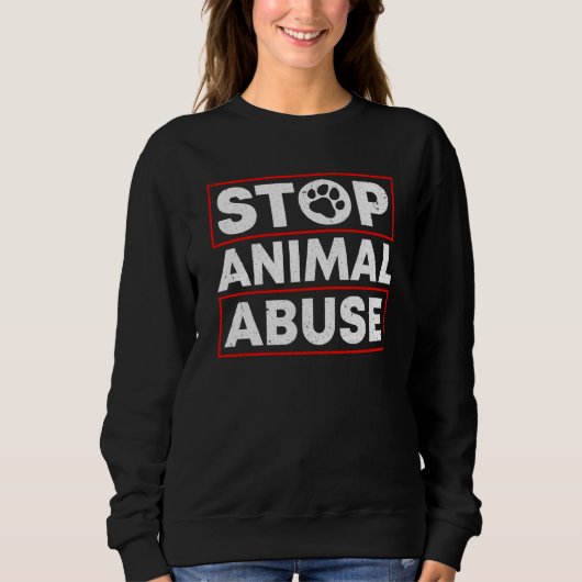 Animal Activist Rescue Animals Conservation Rights スウェットシャツ (正面)