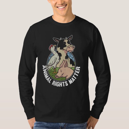 Animal Activist Rescue Animals Conservation Rights Tシャツ (正面)