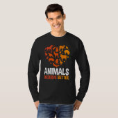 Animal Activist Rescue Animals Conservation Rights Tシャツ (正面フル)