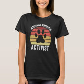 Animal Activist Rescue Animals Conservation Rights Tシャツ (正面)