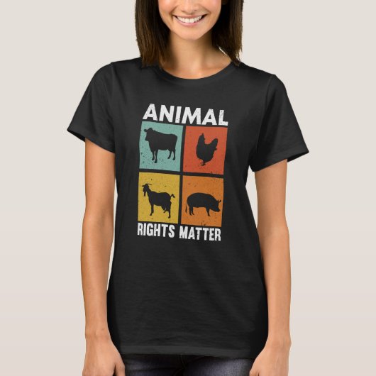 Animal Activist Rescue Animals Conservation Rights Tシャツ (正面)