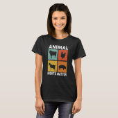 Animal Activist Rescue Animals Conservation Rights Tシャツ (正面フル)