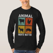 Animal Activist Rescue Animals Conservation Rights Tシャツ (正面)