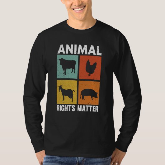 Animal Activist Rescue Animals Conservation Rights Tシャツ (正面)