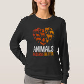 Animal Activist Rescue Animals Conservation Rights Tシャツ (正面)