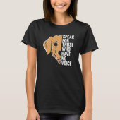 Animal Activist Rescue Animals Conservation Rights Tシャツ (正面)