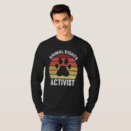 Animal Activist Rescue Animals Conservation Rights Tシャツ (正面フル)