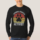 Animal Activist Rescue Animals Conservation Rights Tシャツ (正面)