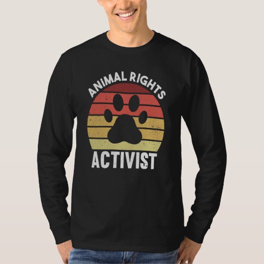 Animal Activist Rescue Animals Conservation Rights Tシャツ (正面)
