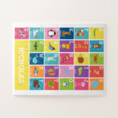 Animal Alphabet | Alphabet Kids Puzzle ジグソーパズル (横)