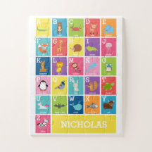 Animal Alphabet | Alphabet Kids Puzzle