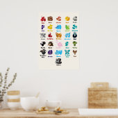 Animal Alphabet for Kids Education ポスター (キッチン)