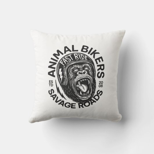 Animal Bikers クッション (裏面)