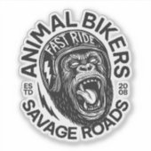 Animal Bikers シール (正面)
