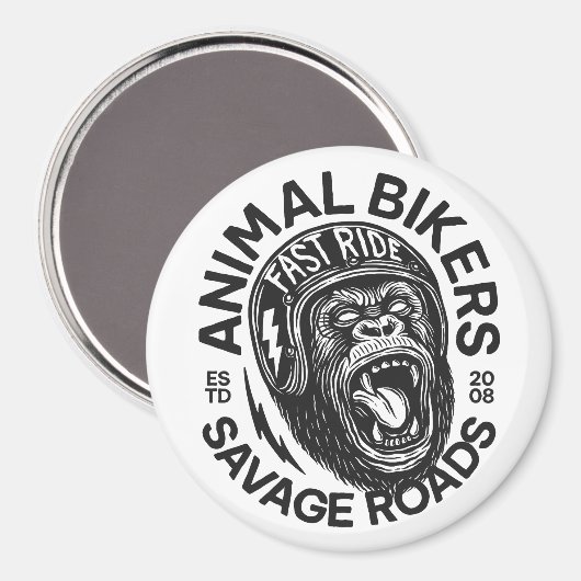 Animal Bikers マグネット (正面/裏面)