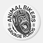 Animal Bikers マグネット (正面)
