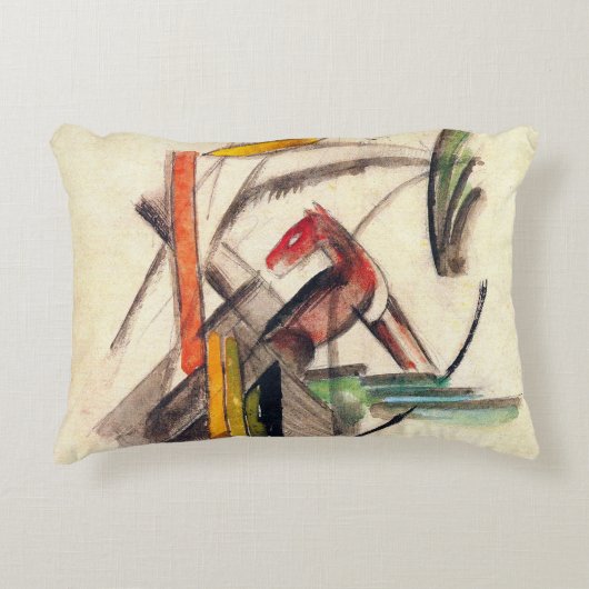 Animal by Franz Marc, Animal by Franz Marc,ヴィンテージ表 アクセントクッション (正面)
