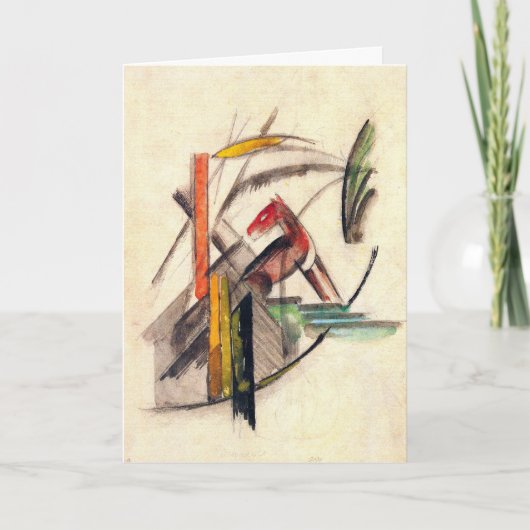 Animal by Franz Marc, Animal by Franz Marc,ヴィンテージ表 カード (正面)