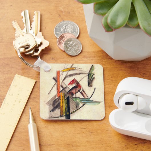 Animal by Franz Marc, Animal by Franz Marc,ヴィンテージ表 キーホルダー (デスク)