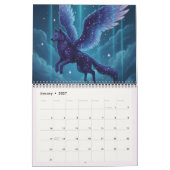 Animal Calendar 2026 Fantasy Animal Galaxy Night カレンダー (1月 2027)