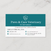 Animal Care Vet Clinic Professional 名刺 (正面)