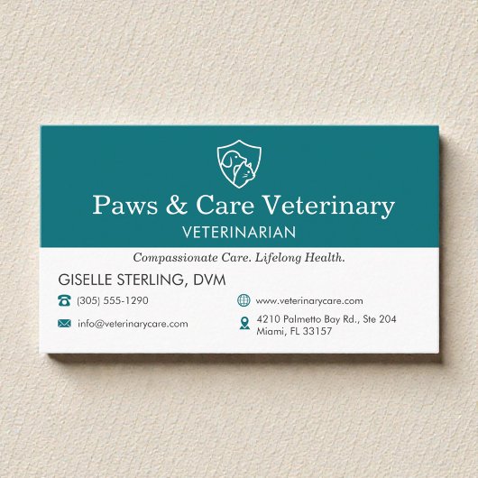 Animal Care Vet Clinic Professional 名刺
