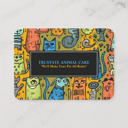 Animal Care / Veterinarian 名刺 (正面)