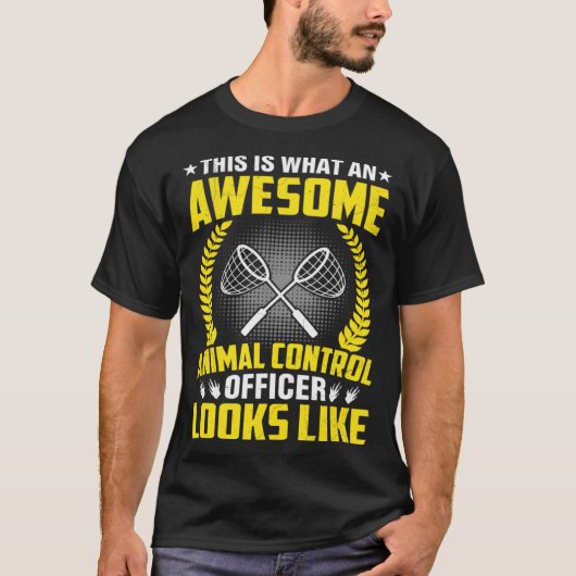 Animal Control Officer  Animal Catcher  8 Tシャツ (正面)