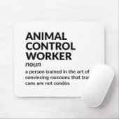 Animal Control Officer – Funny Definition マウスパッド (マウス)