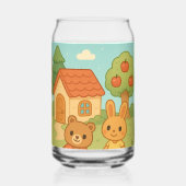 Animal crossing ガラス缶 (裏面)