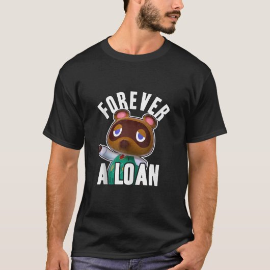 Animal Crossing Tom Nook Forever A Loan Tank Top Tシャツ (正面)