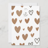 Animal Cub Bohoで赤ちゃんシャワーを待つ 招待状 (裏面)