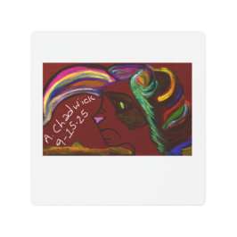 Animal Desert Landscape メタルプリント