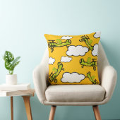 Animal Dinosaur Pilot Nursery Art クッション (椅子)