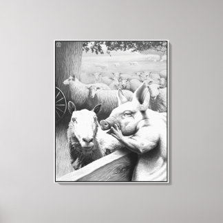 Animal Farm - Squealer キャンバスプリント