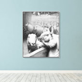 Animal Farm - Squealer キャンバスプリント (インサイチュ (ウッドフロア))