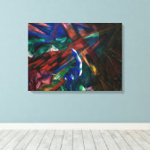 Animal Fates 1913 Franz Marc油彩画プリント キャンバスプリント (インサイチュ (ウッドフロア))