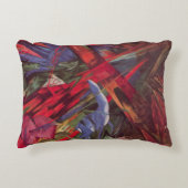 Animal Fates by Franz Marc, Cubism Artヴィンテージ アクセントクッション (正面)